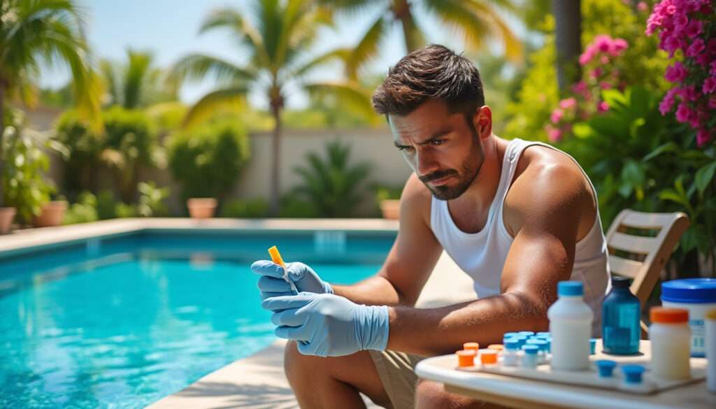 apprenez comment contrôler efficacement l'alcalinité de votre piscine pour maintenir une eau équilibrée et claire tout au long de la saison.