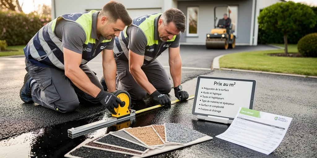 découvrez les tarifs au m² de l'enrobé daniel moquet pour l'année 2026 et planifiez vos projets de terrassement et aménagement extérieur avec précision.